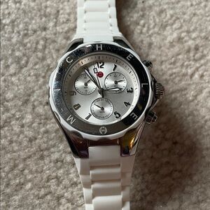 Michele Tahitian jelly bean chronograph watch